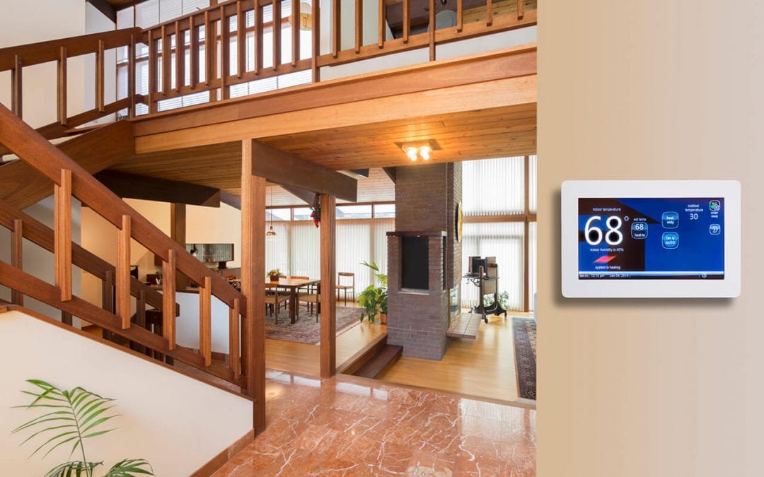 Installing a programmable thermostat is great for winter home improvement